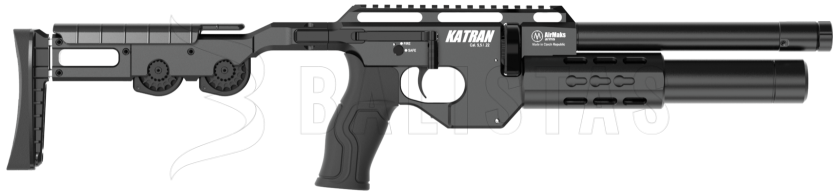 Carabine à air comprimé AirMaks Katran SC 5,5mm crosse pliante