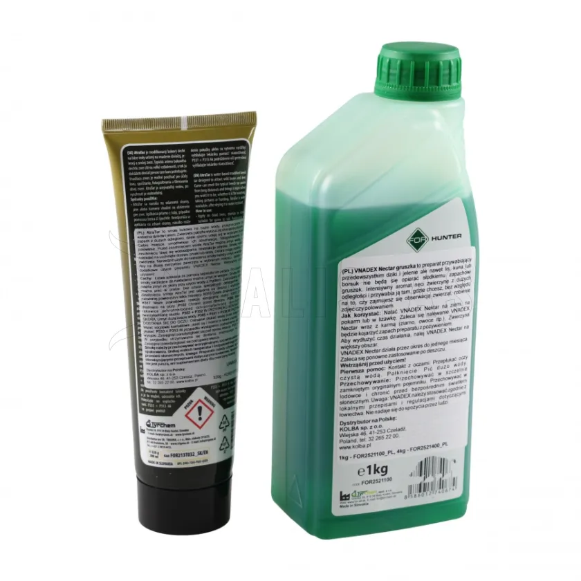 Appât Vnadex Nectar 1kg Poire sucrée + 320g de goudron de hêtre AtraTar 2