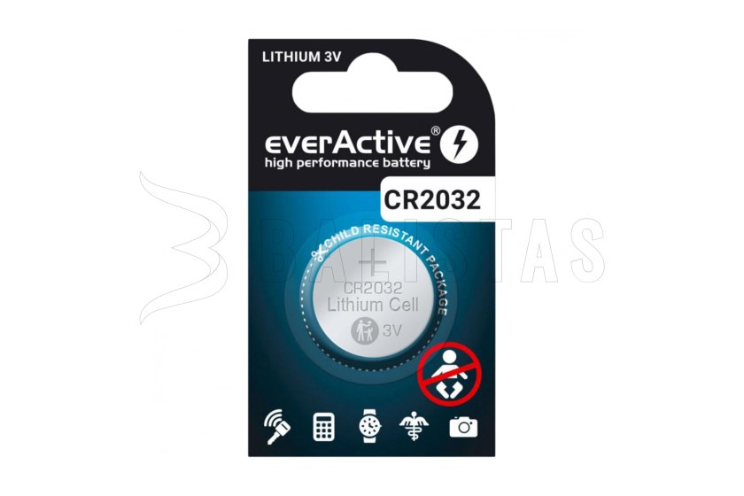 Pile everActive CR2032 2