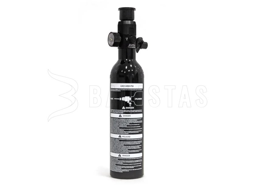 Bouteille HPA Spirit Field 0.21l 200bar avec régulateur 850psi 2