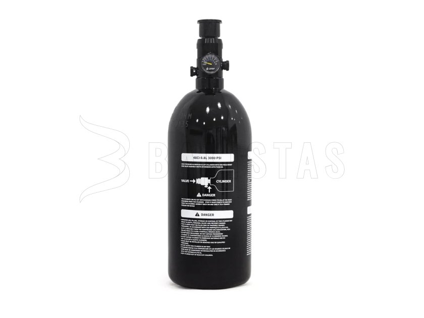 Bouteille HPA Spirit Field 0.8l 200bar avec régulateur 850psi 2