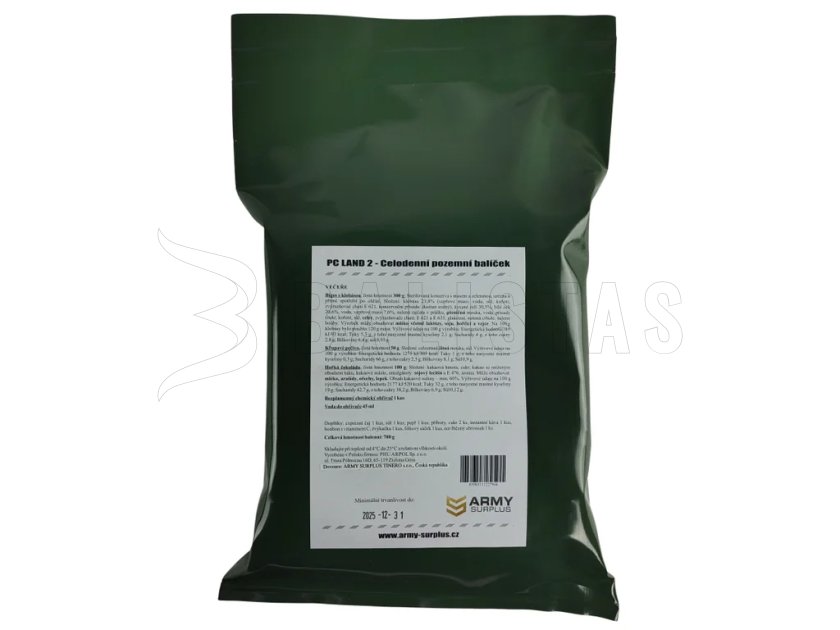 Pack journalier de 3 repas Arpol PC Land 2 MRE 9
