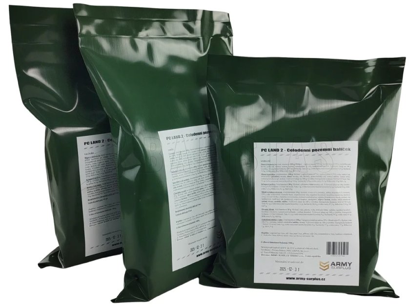 Pack journalier de 3 repas Arpol PC Land 2 MRE 2