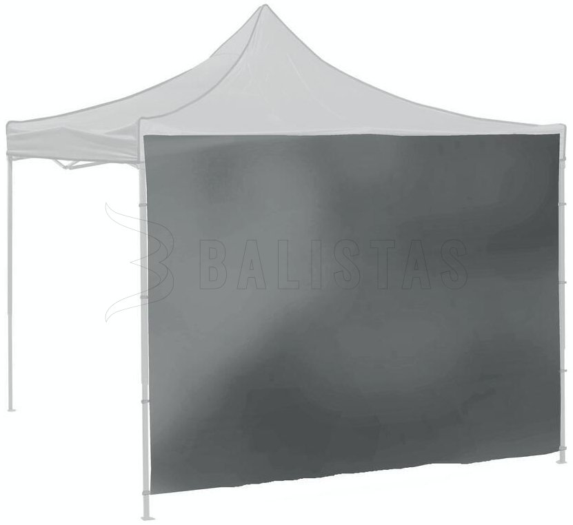 Parois latérales pour tente de réception 2X3m 210D grises imperméables Cattara 13344