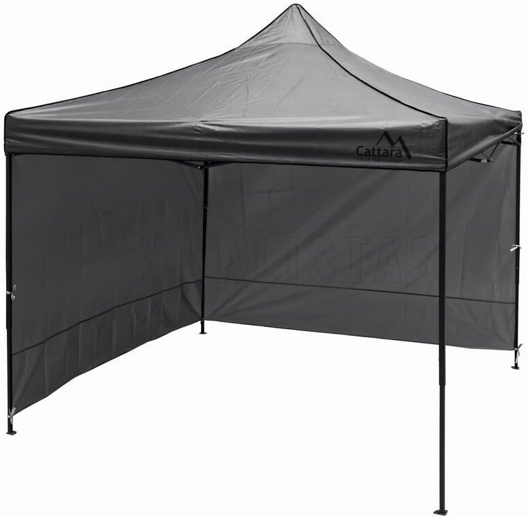 Parois latérales pour tente de réception 2X3m 210D grises imperméables Cattara 13344 5