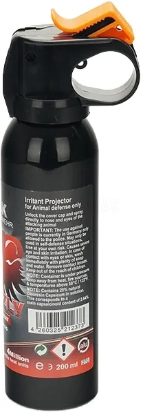 Spray au poivre anti-ours KKS VESK Grizzly 200ml 2