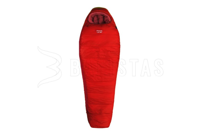 Sac de couchage Pinguin Lava 350 175cm rouge gauche