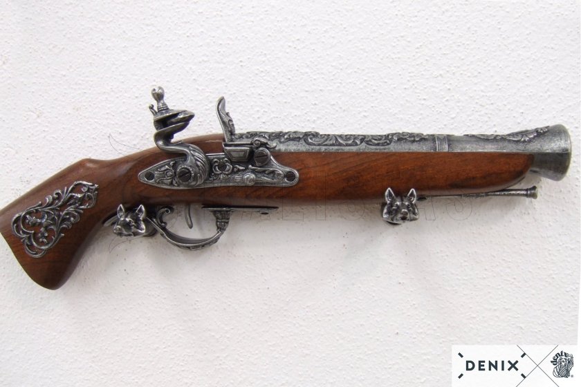 Réplique de pistolet à silex Blunderbuss, Autriche XVIIIe siècle 10