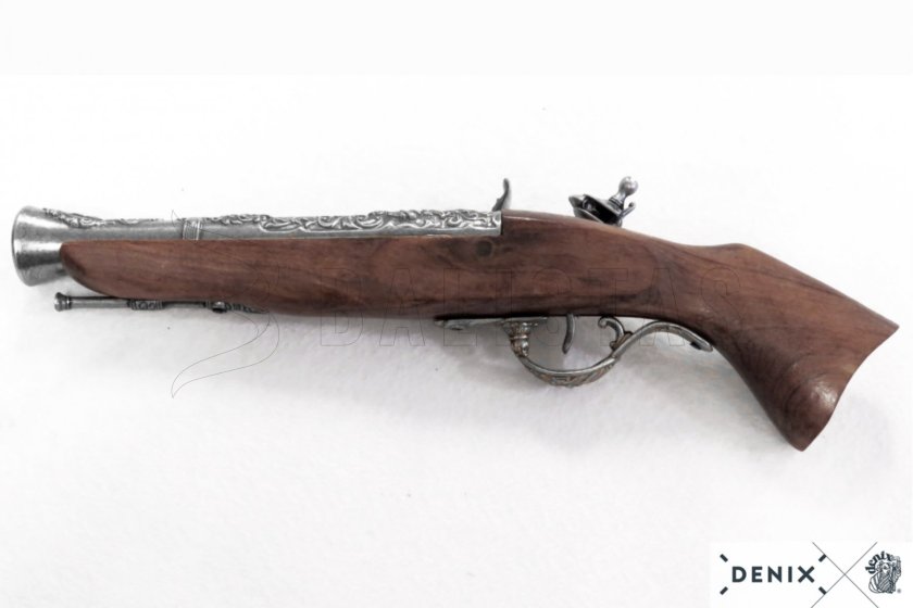 Réplique de pistolet à silex Blunderbuss, Autriche XVIIIe siècle 8