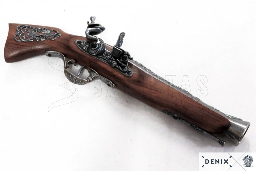 Réplique de pistolet à silex Blunderbuss, Autriche XVIIIe siècle 6