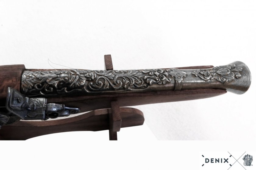 Réplique de pistolet à silex Blunderbuss, Autriche XVIIIe siècle 5