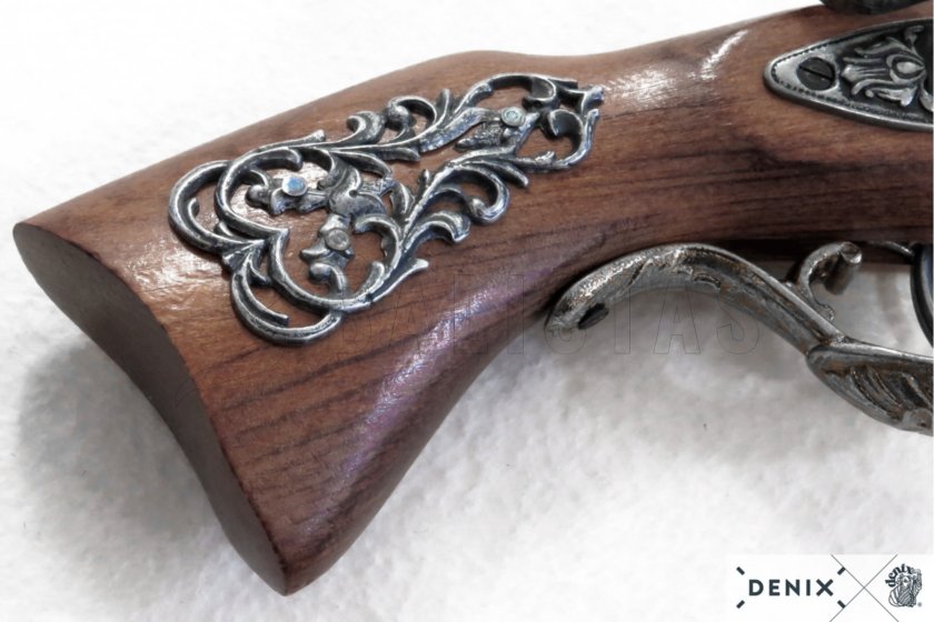 Réplique de pistolet à silex Blunderbuss, Autriche XVIIIe siècle 2