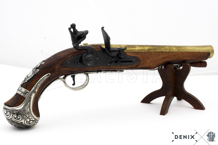 Réplique du pistolet à silex du général George Washington, Angleterre XVIIIe siècle 3