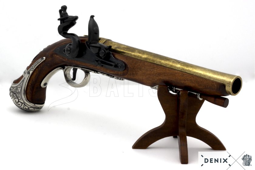 Réplique du pistolet à silex du général George Washington, Angleterre XVIIIe siècle 4