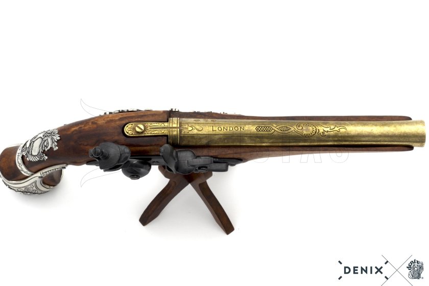 Réplique du pistolet à silex du général George Washington, Angleterre XVIIIe siècle 18