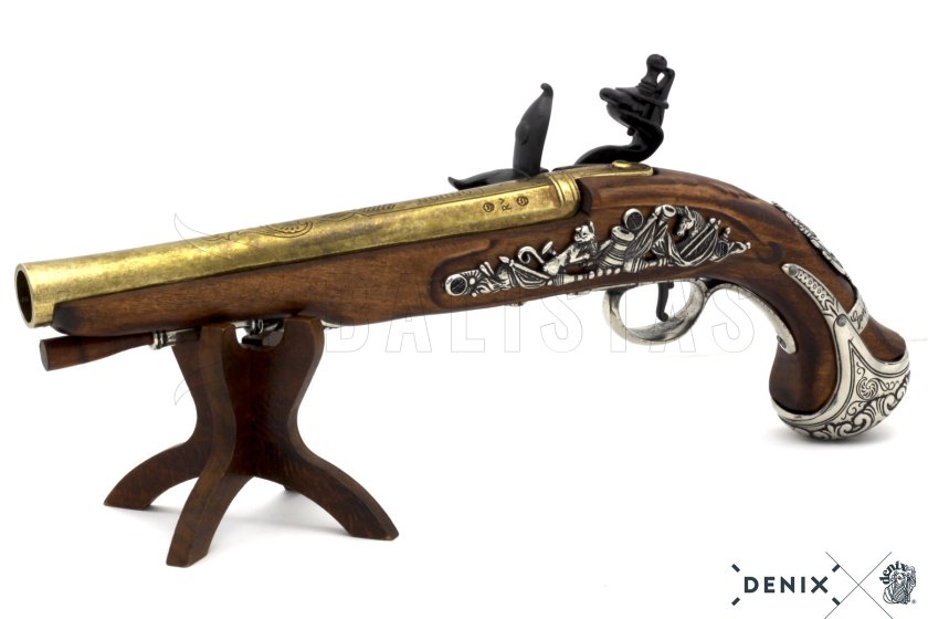 Réplique du pistolet à silex du général George Washington, Angleterre XVIIIe siècle 5