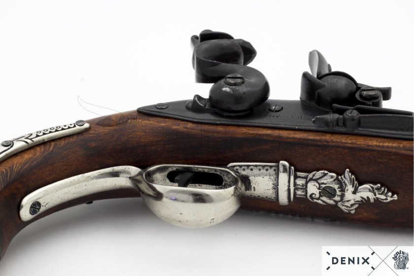Réplique du pistolet à silex du général George Washington, Angleterre XVIIIe siècle 14