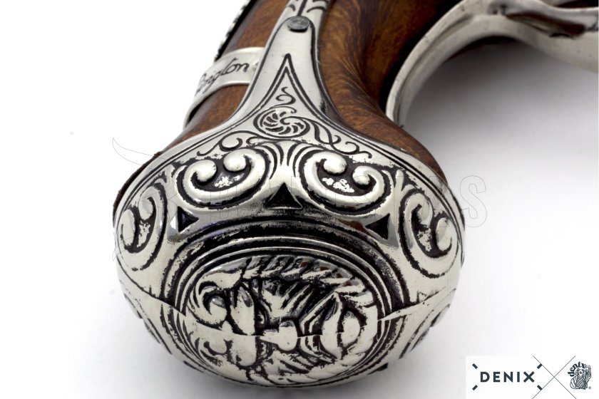 Réplique du pistolet à silex du général George Washington, Angleterre XVIIIe siècle 12