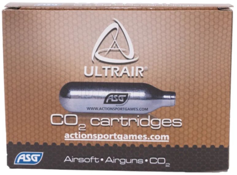 Cartouche CO2 8g ASG 5 pièces 2