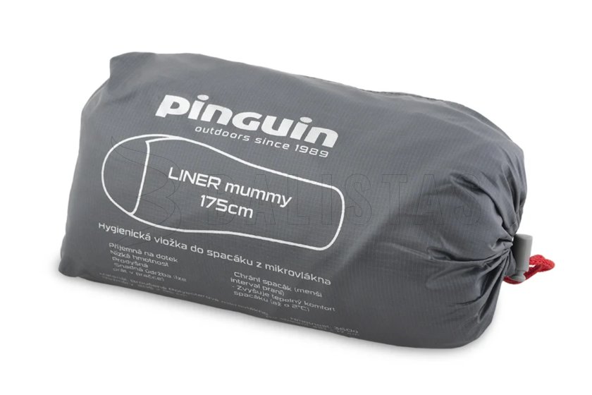 Drap de sac de couchage Pinguin Liner Mummy 175cm 7
