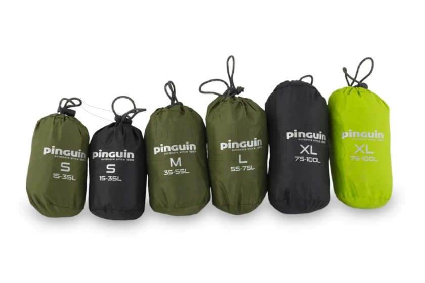 Housse de pluie pour sac à dos Pinguin Raincover M noire 8