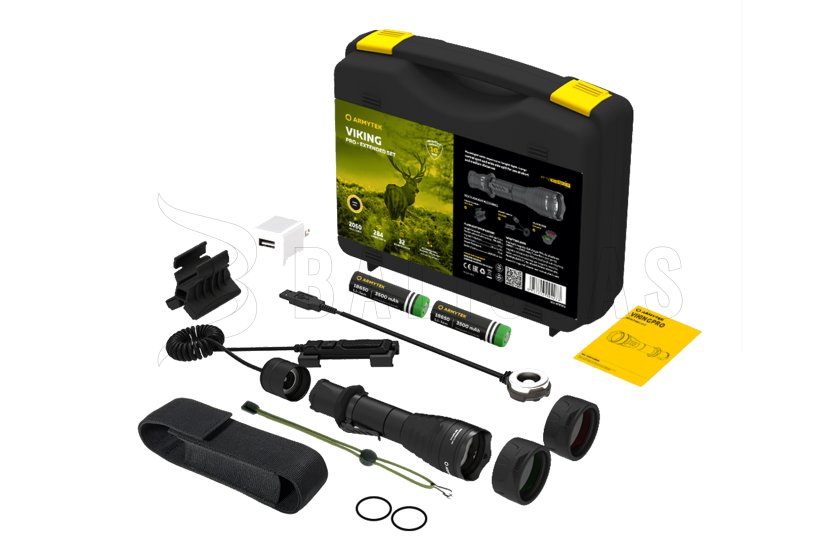 Lampe torche Armytek Viking PRO kit lumière chaude 2
