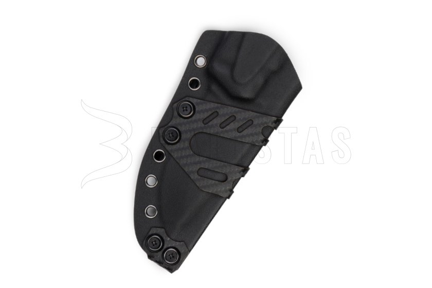 Couteau de combat G10 RIDGE avec étui KYDEX NOIR 2