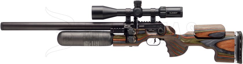 Carabine à air comprimé FX King 500 Green Mountain Camo 6,35mm 3