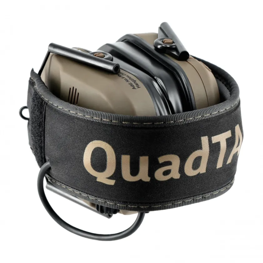 Casque antibruit de tir actif RealHunter Active ProSHOT QuadTAC FDE 6