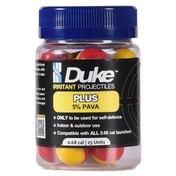 Billes Duke Plus Irritant Projectile .68 25 pcs