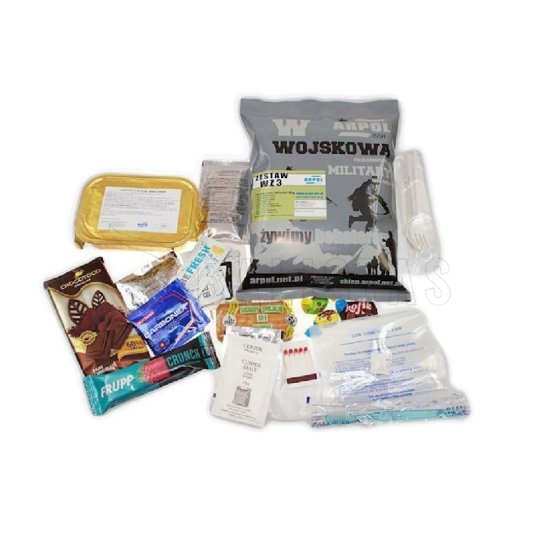 Ration alimentaire militaire MRE ARPOL WZ, ensemble 3