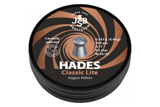 Plombs JSB Hades Classic Lite 4,5mm 500 pièces