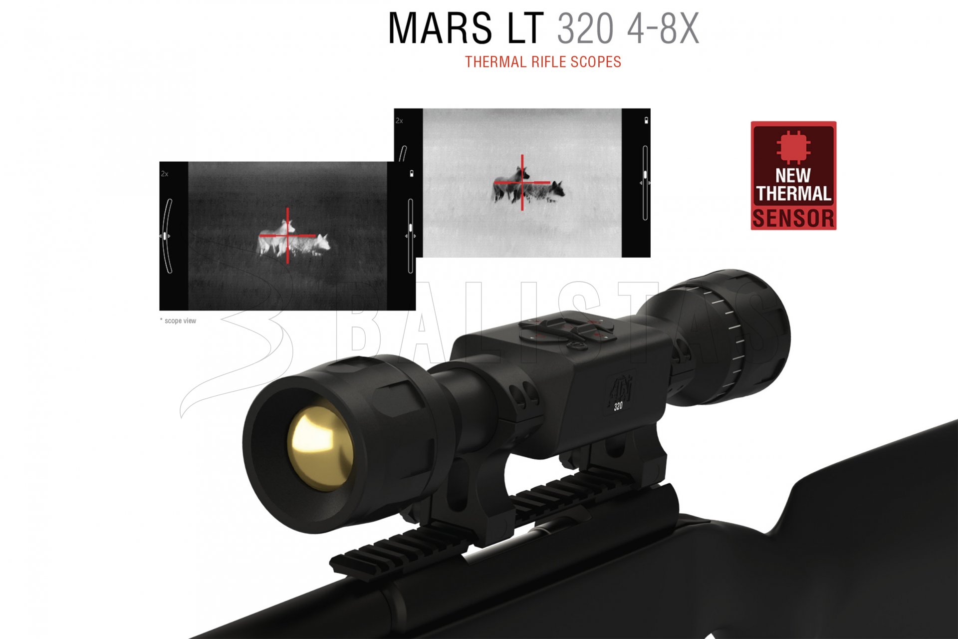 ATN Mars LTV plus 320 4-12x Lunette Thermique | ATN FR