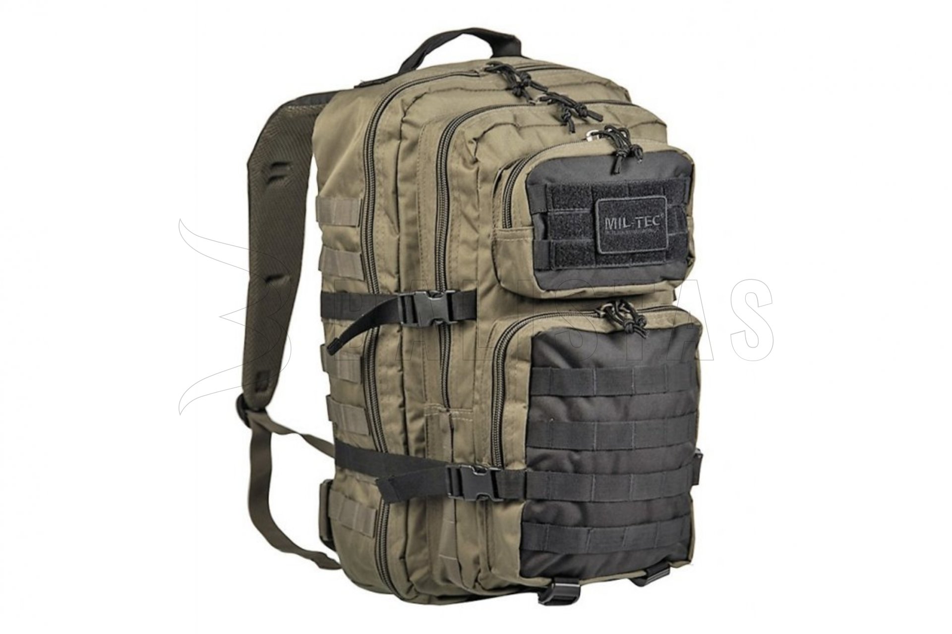 Miltec Sac À Dos Us Assault Pack Petit Ranger Green/Noir, a Unisex, Vert, Taille Unique, Vert, Taille unique