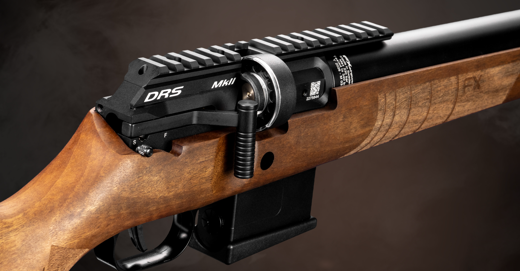 Carabine à air comprimé FX DRS MKII Classic Walnut texte 2