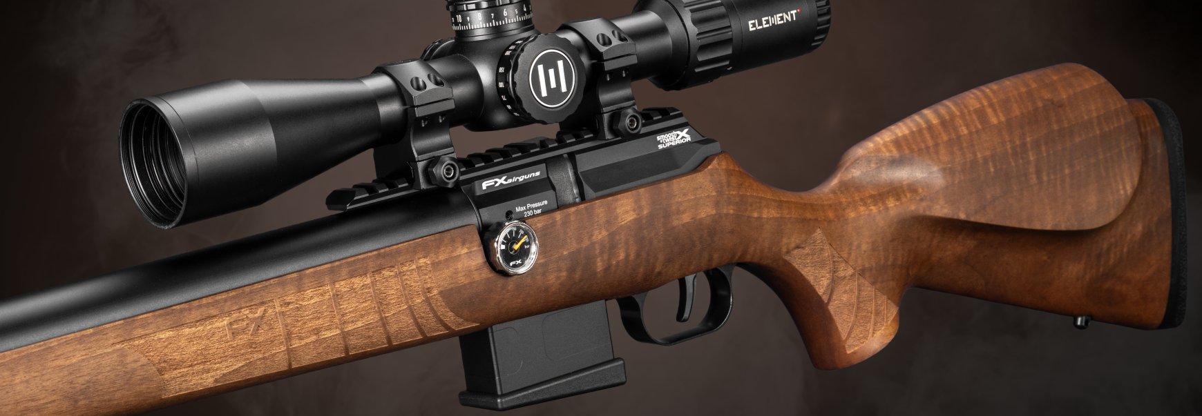 Carabine à air comprimé FX DRS MKII Classic Walnut texte 3